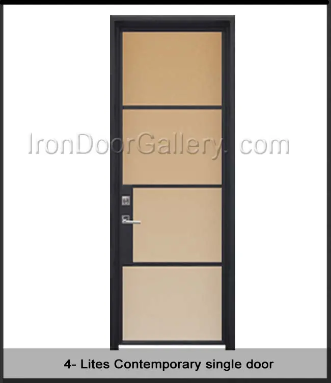 Contemporary slim design doors