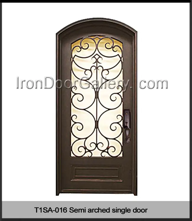 Wrought iron doors