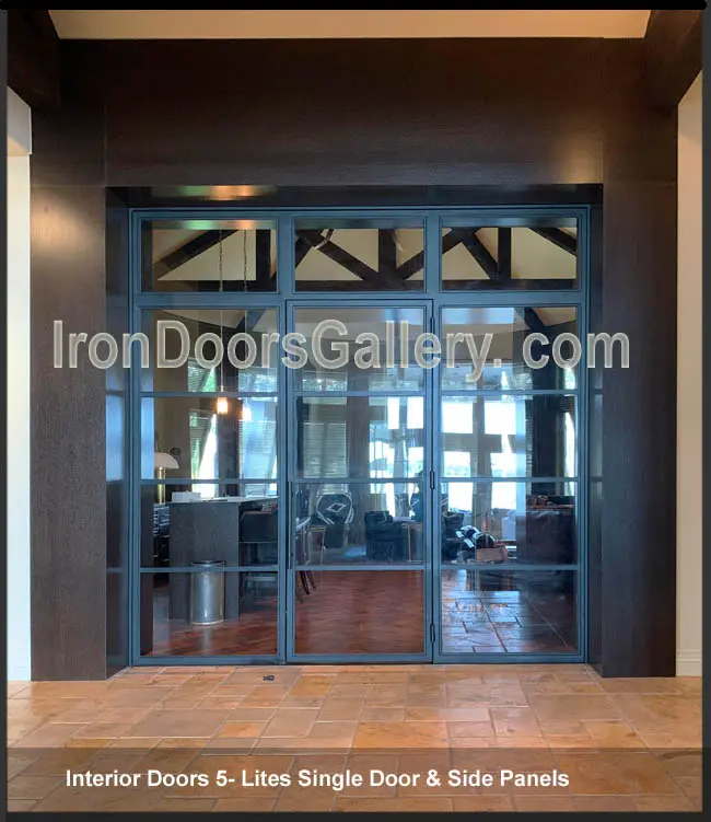Metal interior doors
